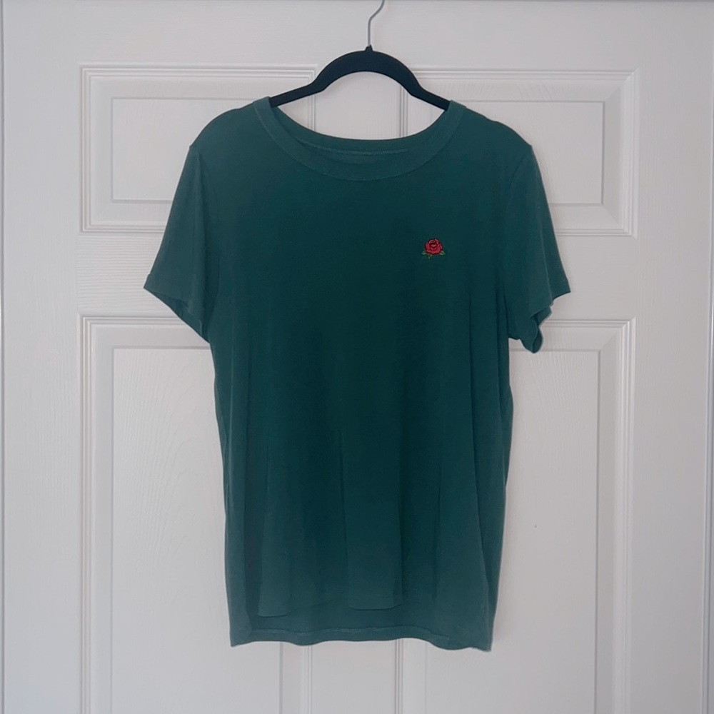 Sunday Best tee. Teal. Size L.